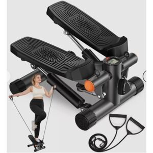 DACCOR Steppers for Exercise, Stair Stepper with Resistance Bands
